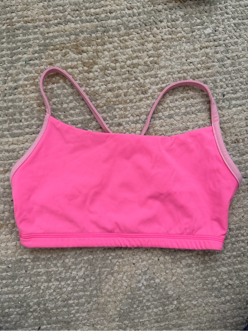 Buffbunny Bright Pink Strappy Sports Bra